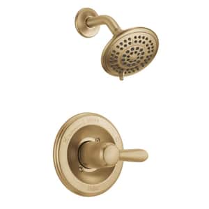 Lahara 1-Handle 1-Spray Shower Faucet Trim Kit in Champagne Bronze (Valve Not Included)