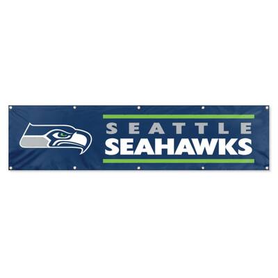 8 ft. x 2 ft. NFL License Seahawks Team Banner