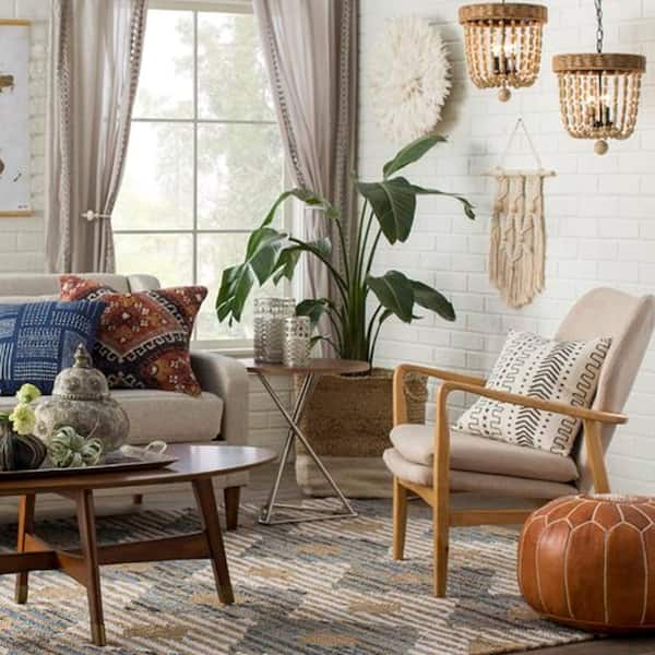 Rustic teak wooden decorative basket – R-Home Furniture