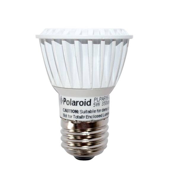 Polaroid Lighting 45-Watt Equivalent Bright White (3000K) PAR16 Dimmable LED Flood Light Bulb
