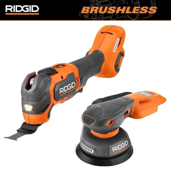 18V Brushless Cordless 2-Tool Combo Kit with Multi Tool and SubCompact Random Orbit Sander (Tools Only)