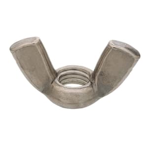 #10-24 Coarse Zinc Plated Steel Wing Nuts (4-Pack)