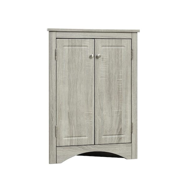 YSQCAR 23.6 in. W x 17.2 in. D x 31.5 in. H Gray MDF Freestanding