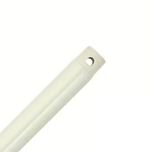 WeatherMax 12 in. Outdoor Fresh White Extension Downrod