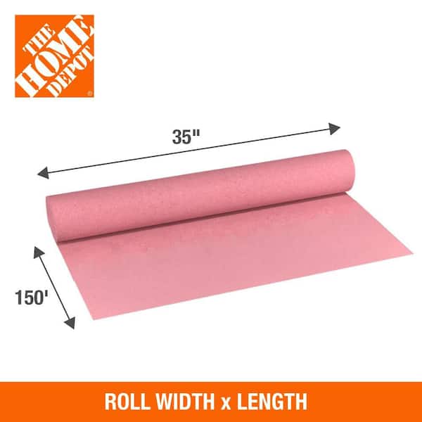 35 in. x150 ft. 9 Mil Red Rosin Paper Drop Cloth
