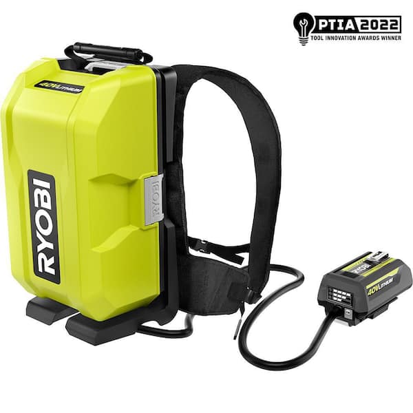 RYOBI 40V Backpack Battery Power Supply (Tool Only)