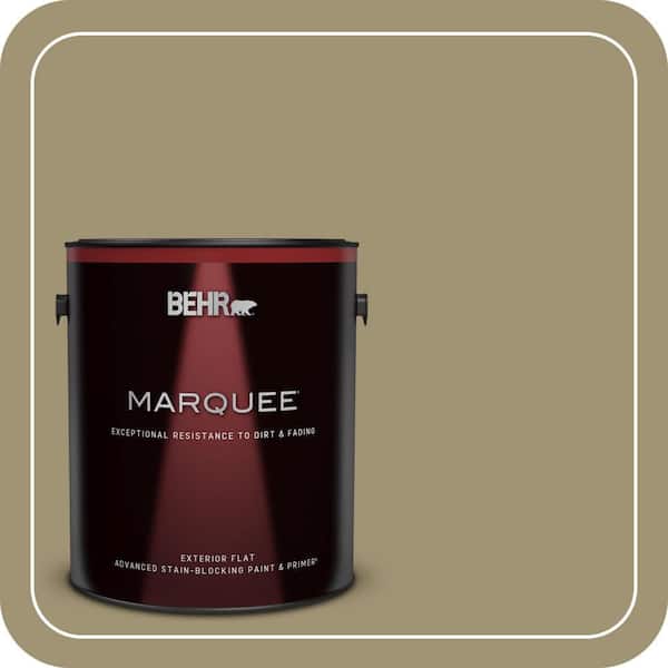 BEHR MARQUEE 1 gal. #380F-6 River Bank Flat Exterior Paint & Primer
