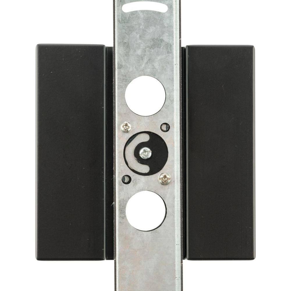 24" Matte Black LED Contemporary Outdoor Wall Light
