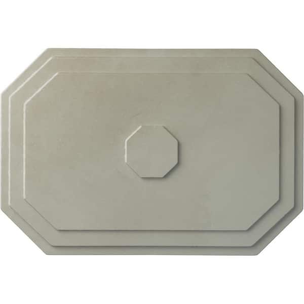 Ekena Millwork 25-1/4 in. W x 17-1/4 in. H x 1-3/4 in. Felix Urethane Ceiling Medallion, Hand-Painted Flash Copper