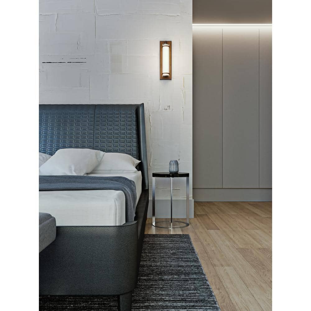Bronze Dimmable Direct Wired Electric Wall Sconce