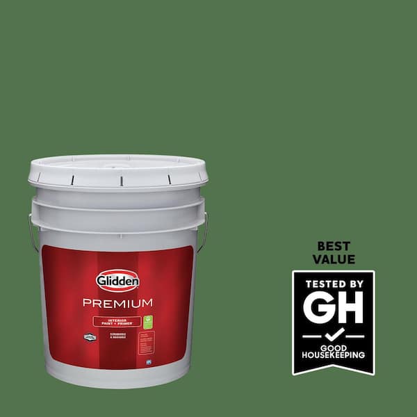 5 gal. PPG1131-7 Clover Leaf Flat Interior Latex Paint