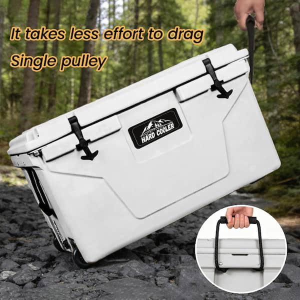 Aionor 85QTWhiteCooler–Bear-Resistant,Rotomolded,6