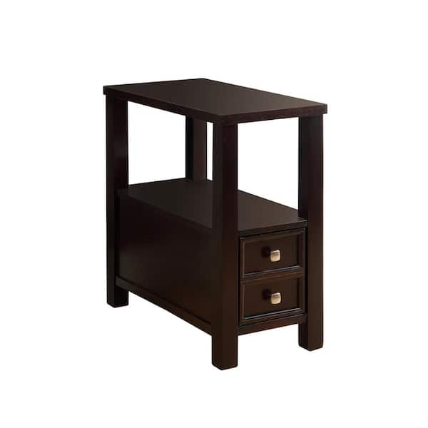 Furniture of America Angel Espresso Side Table