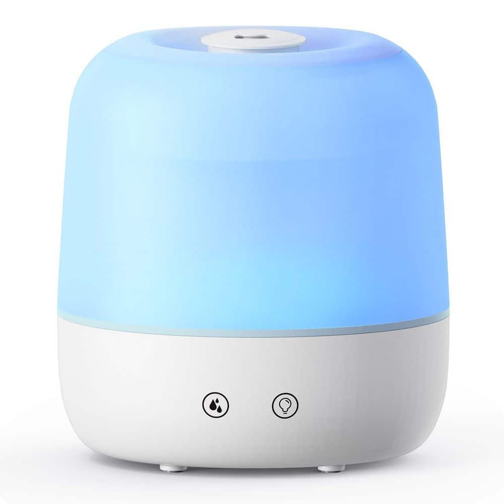 0.53 Gallon Cool Mist Humidifier w/ 360° Nozzle, High & Low Mist Levels, Light-Off for Bedroom Office up to 250 sq. ft. price history on PriceWatchPro