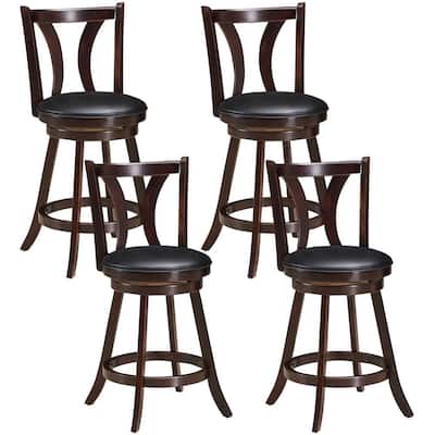 4 Bar Stools Furniture The, Swivel Bar Stools With Backs And Arms Set Of 4