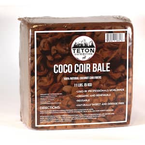 11 lbs. Coco Coir Potting Soil for Indoor Plants &Outdoor Plants, The Coconut Coir Potting Mix is Great for Microgreens
