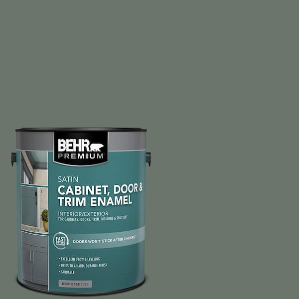 1 gal. #PPU12-18 Heritage Park Satin Enamel Interior/Exterior Cabinet, Door & Trim Paint