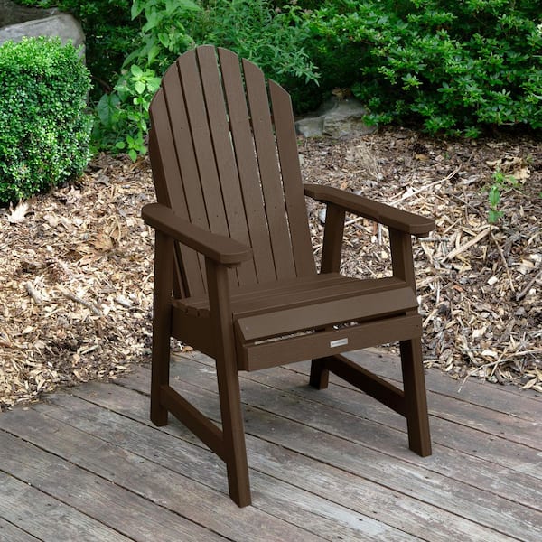 Hamilton Weathered Acorn Recycled Plastic Outdoor Dining Chair