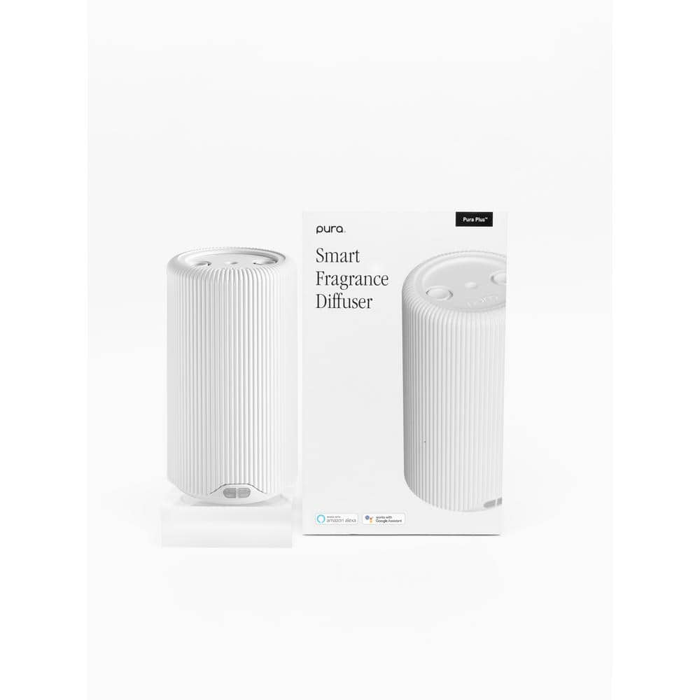 Plus White Tabletop Smart Fragrance Diffuser WiFi Control, Schedules and Timers