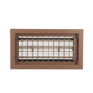 16 in. x 8 in. Automatic Foundation Vent in Brown (Carton of 10)