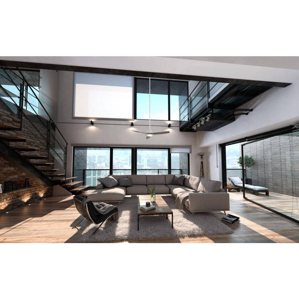 Wisp 52 in. Fresh White Indoor Ceiling Fan with LED Light Kit and Handheld Remote price history on PriceWatchPro