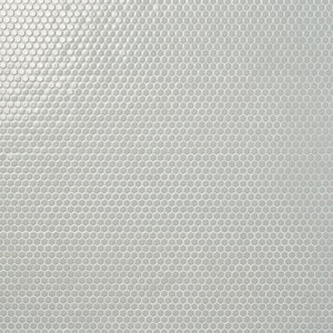 Bliss Edged Hexagon Sage 10.03 in. x 11.61 in. Polished Porcelain Floor and Wall Mosaic Tile (0.80 Sq. Ft./Each)