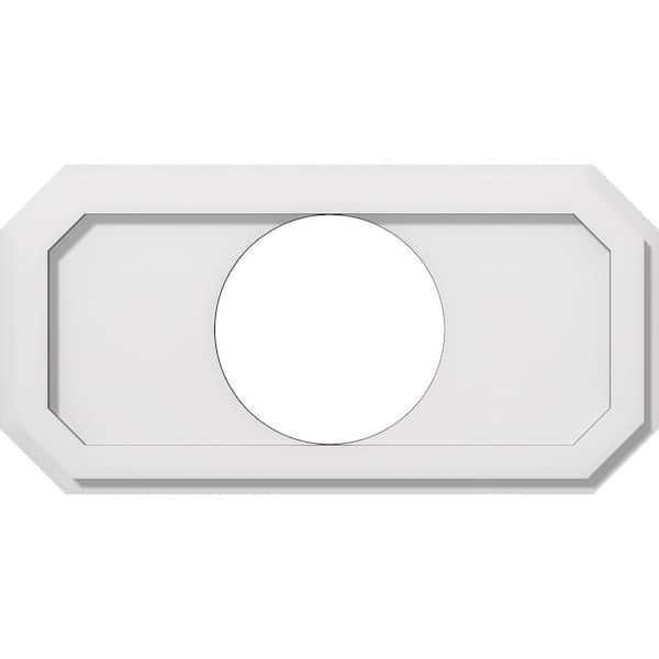 Ekena Millwork 1 in. x 20 in. x 10 in. PVC Medallion Moulding