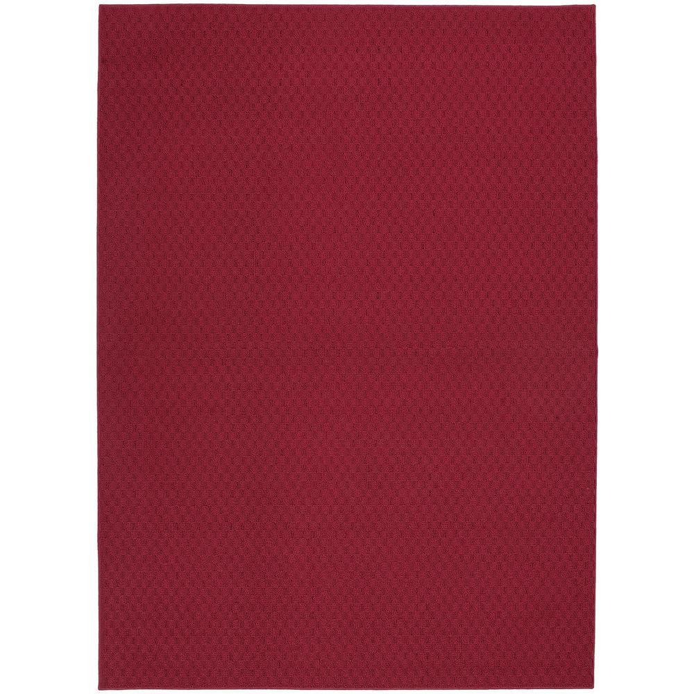 Chili Red 8' x 10' Stain-Resistant Tufted Area Rug