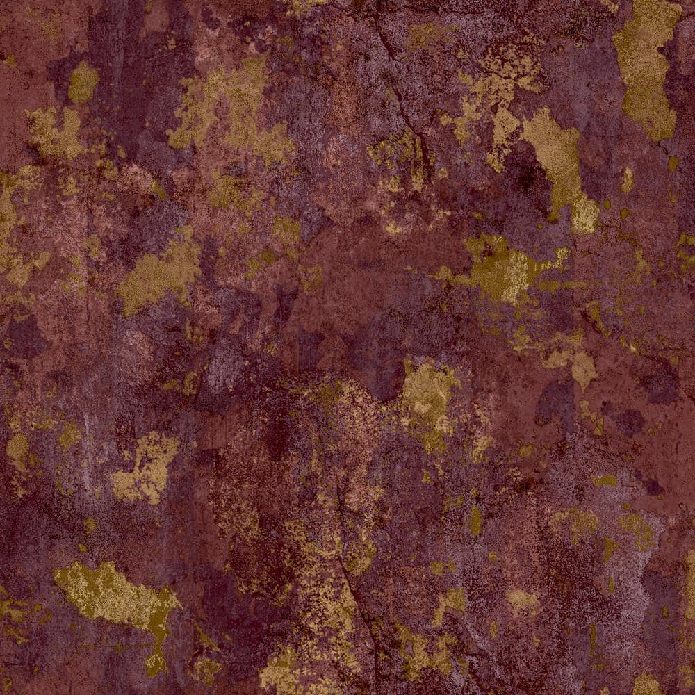 Italian Design Red Mottled Effect Metallic Finish Non-Pasted Vinyl on Non-W