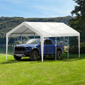 Carport Replacement Canopy Cover 10 ft. x 20 ft. Garage Top Tent Shelter Tarp Heavy-Duty Waterproof