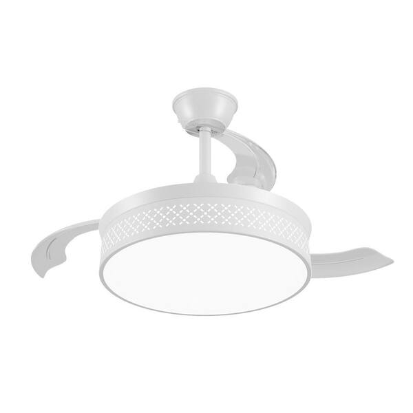 TOZING 42 in.LED Matte Modern Indoor Low Profile White Smart