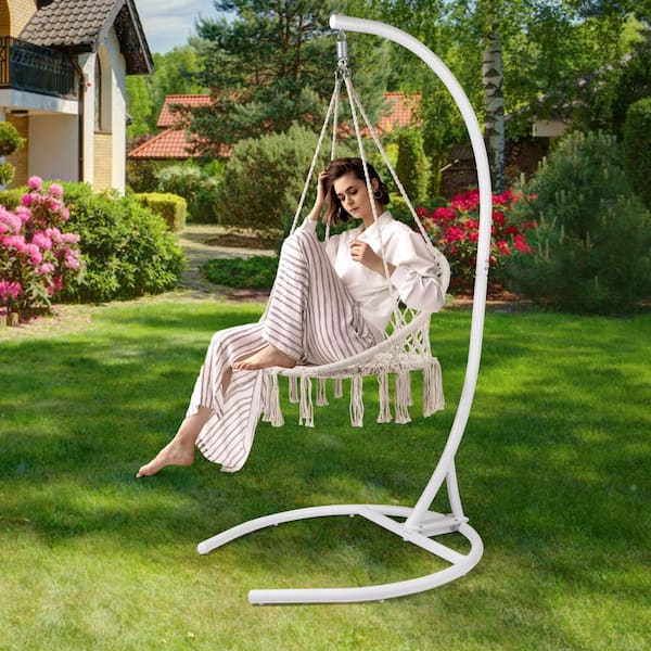 Hanging Chair Stand (Stand Only) Hammock Chair Stand for Outdoor
