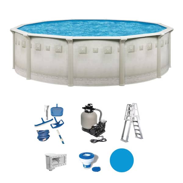 Palisades 15 ft. round 52 in. deep Above Ground Hard Sided Standard Pool Package