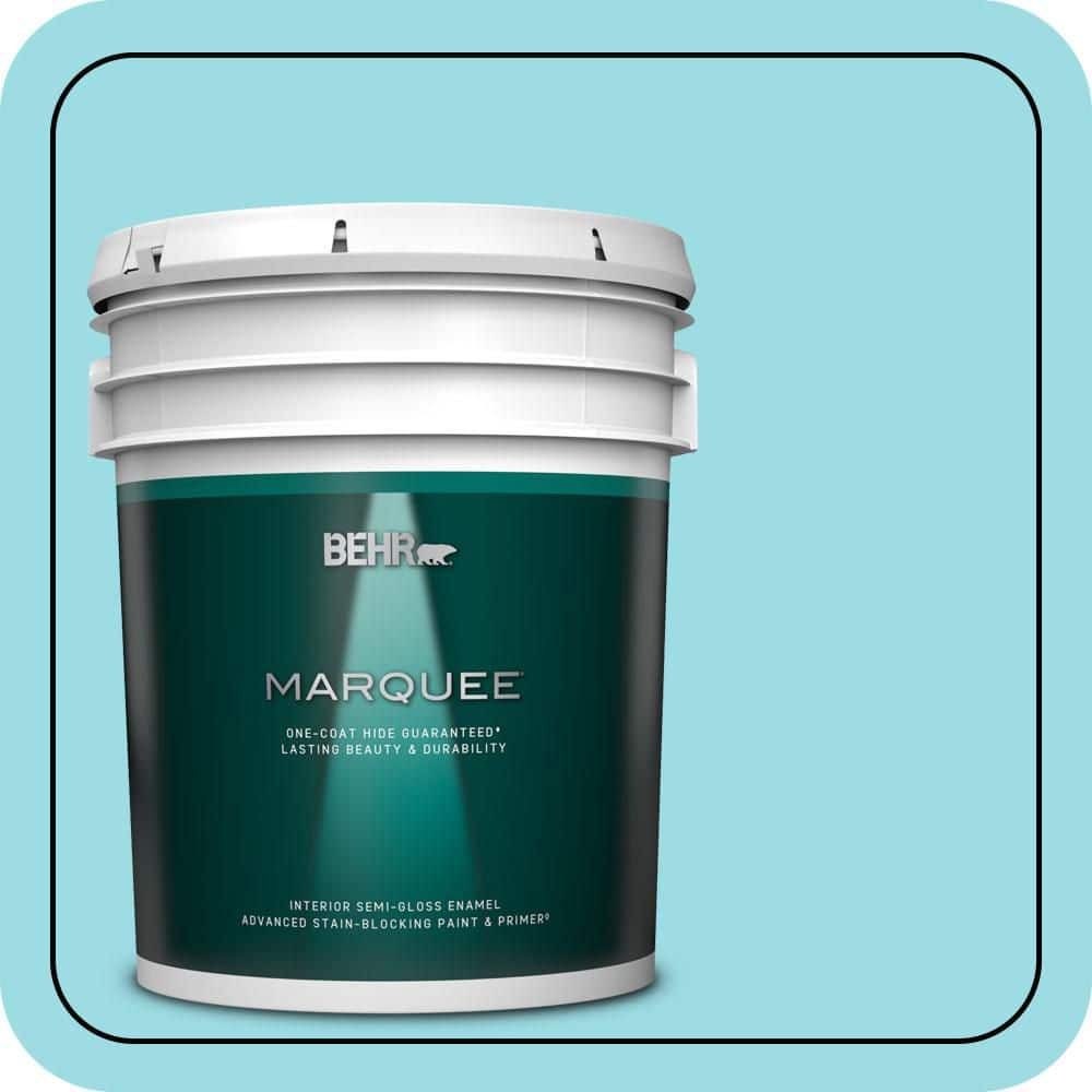 5 gal. #P470-2 Serene Thought Semi-Gloss Enamel Interior Paint & Primer price history on PriceWatchPro