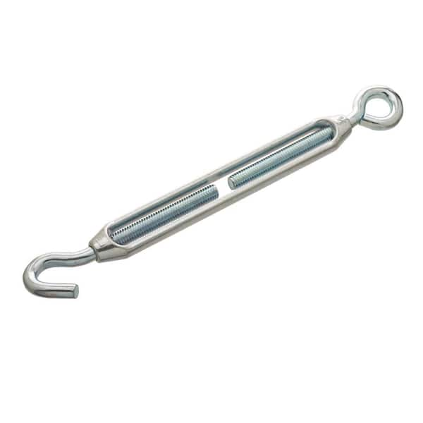 Everbilt 7/32 in. x 6-1/4 in. Zinc-Plated Turnbuckle Hook/Eye