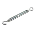 Hardware Essentials 1/4-20 x 7-3/8 in. Hook and Eye Turnbuckle in  Zinc-Plated (5-Pack) 321882.0 - The Home Depot