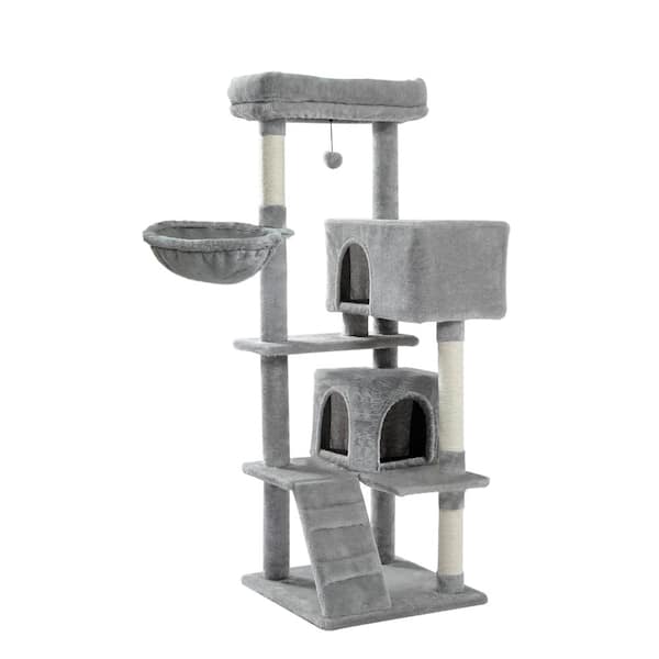 Cat scratching outlet post hammock