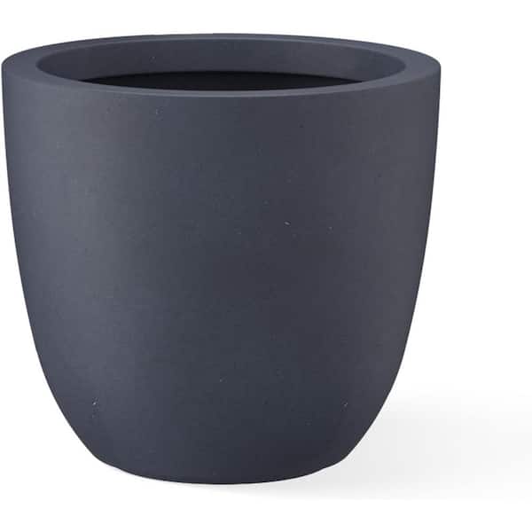 ITOPFOX Modern 18 in. L x 18 in. W x 17 in. H 96 qts. Charcoal Indoor/Outdoor Concrete Planter 1 (-Pack)