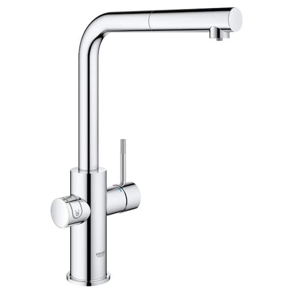 Christian Of weerstand bieden GROHE Blue Professional Starter Kit Single-Handle Beverage Faucet with  Pull-Out Spray in StarLight Chrome-31608002 - The Home Depot