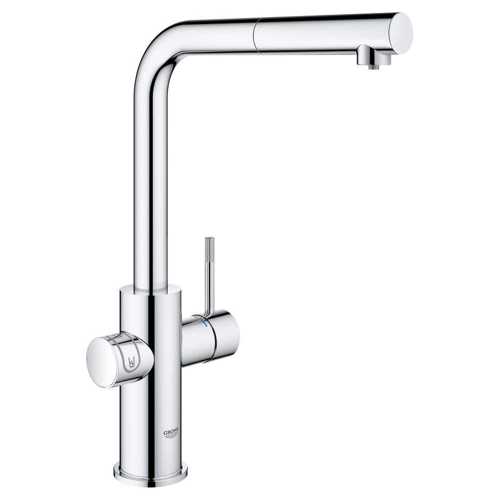 Reviews for GROHE Blue Professional Starter Kit Single-Handle Beverage Faucet with Pull-Out Spray StarLight Chrome | Pg 1 - Home