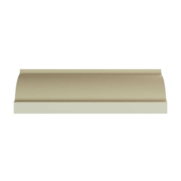 Ekena Millwork Carollton 2.75 in. D x 3.875 in. W x 94.5 in. L Polyurethane Crown Moulding
