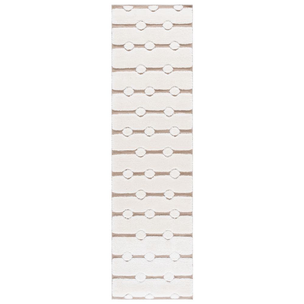 Celebrity 2 ft. x 8 ft. Ivory/Beige Dashed Lines Runner Rug price history on PriceWatchPro