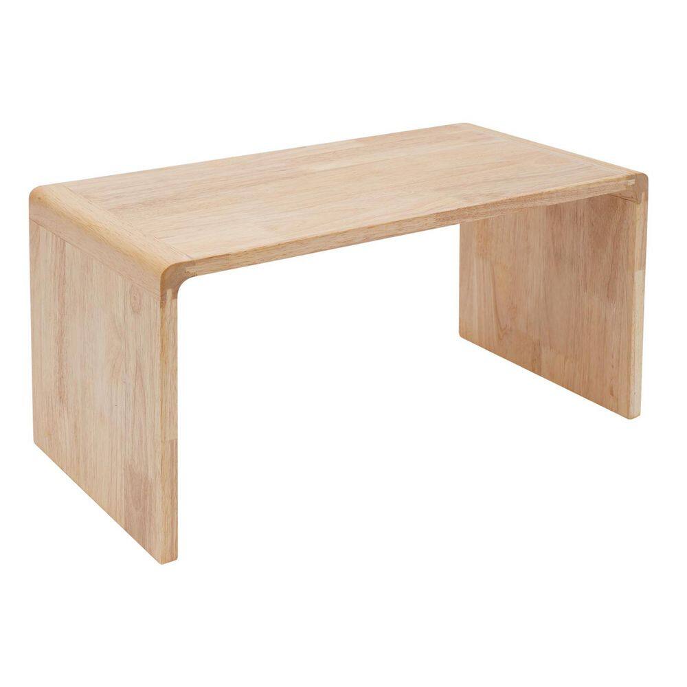 24 in. x 12 in. Rectangle Wood Coffee Table Portable Coffee Table