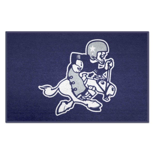 FANMATS Navy 1 ft. 7 in. x 2 ft. 6 in. Dallas Cowboys Vintage Starter Mat Area Rug