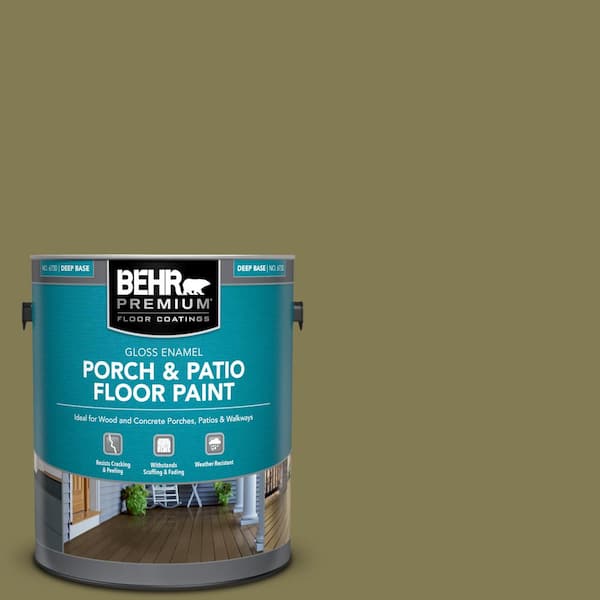 BEHR PREMIUM 1 gal. Home Decorators Collection #HDC-AC-16A Fern Grove Gloss Enamel Interior/Exterior Porch and Patio Floor Paint