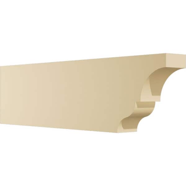 Ekena Millwork Standard Asheboro 3 in. W x 8 in. H x 30 in. D Signature Urethane Rafter Tail Outlooker