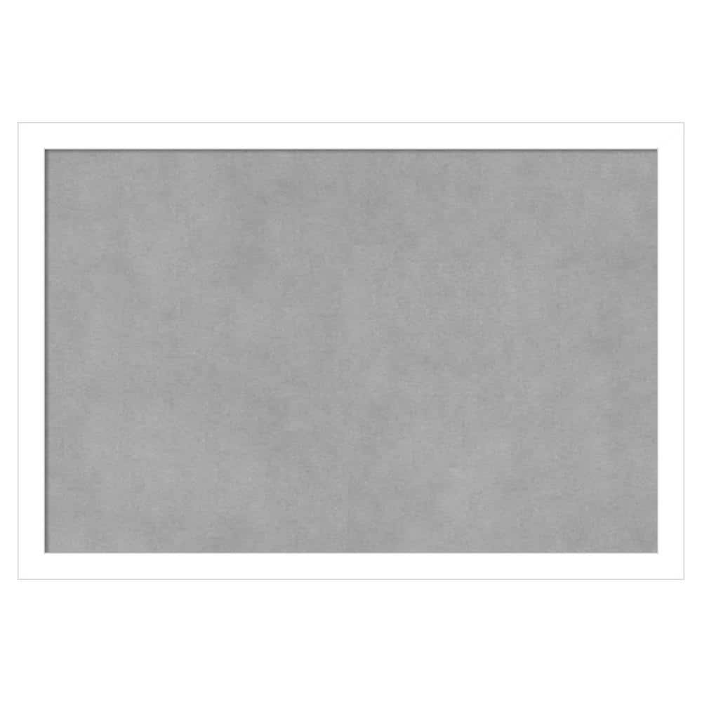 Svelte White 19 in. x 13 in. Framed Magnetic Board price history on PriceWatchPro