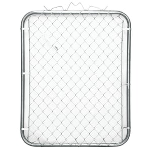 42 in. x 60 in. Galvanized Steel Chain Link Fence Walk Gate (Actual Gate Size: 38 in. x 60 in.)