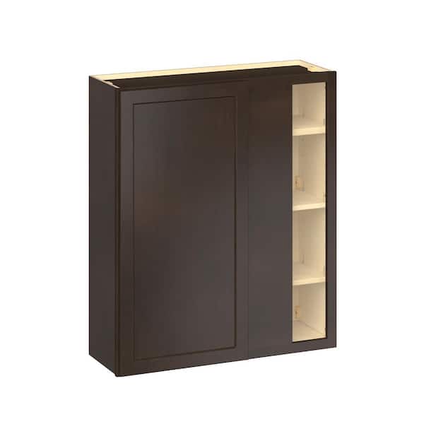 Emerson Cocoa Wall Blind Corner 1 door Ready to Assemble Kitchen Cabinet (36 in. W x 42 in. H x 12 in. D)
