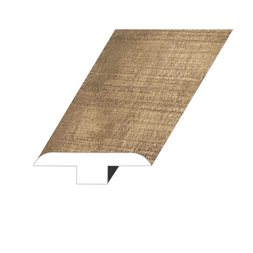 Summa Refined Brass 0.5 in. Thick x 1.8 in. W x 94.5 in. L HDF Waterproof A